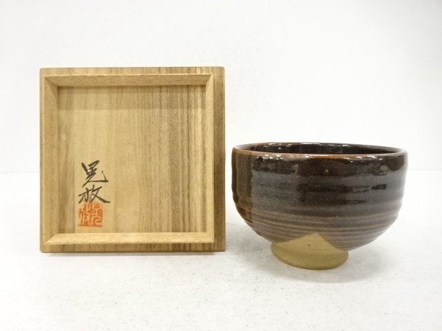 JAPANESE TEA CEREMONY / TEA BOWL CHAWAN / TENMOKU GLAZE / ARTISAN WORK